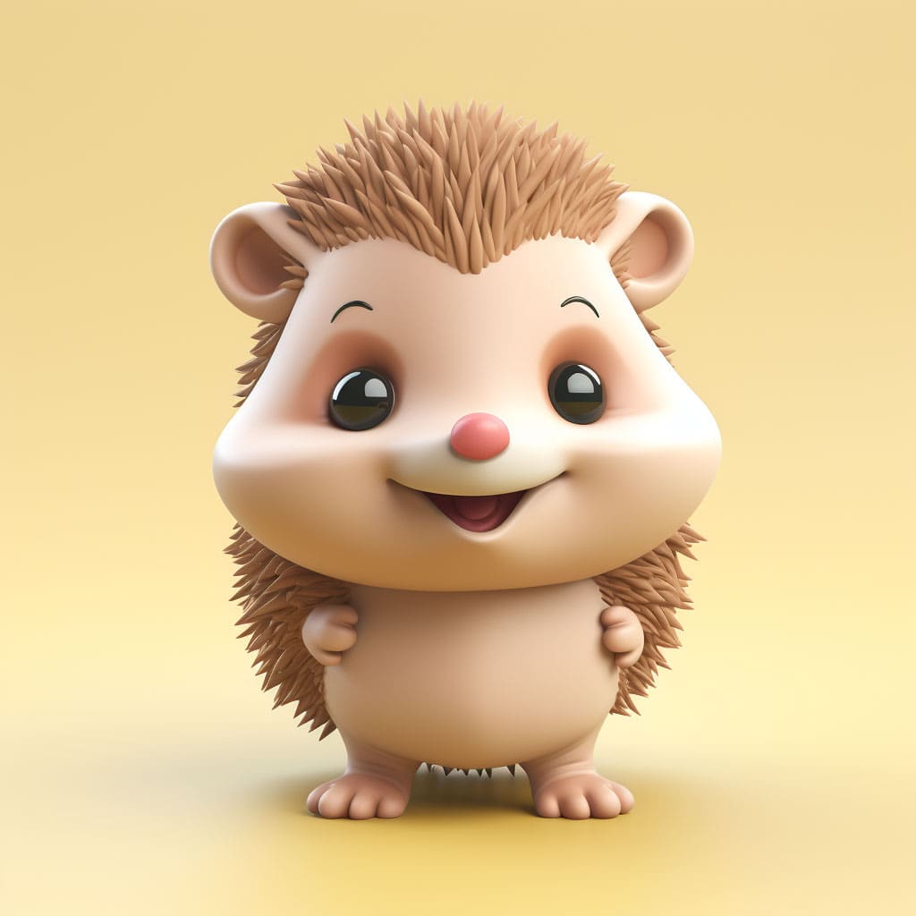 Tiny Cute Baby Hedgehog